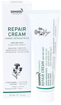 GEHWOL FUSSKRAFT Repair Creme - tiefenwirksame Regeneration der Hautbarriere - 75 ml