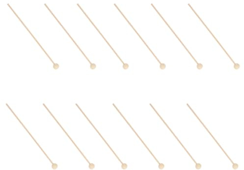 CIYODO 100pcs Wooden Lollipop Skewers Cake Pops Sticks Fake Lollipop Dessert Table Decor Party Decorations