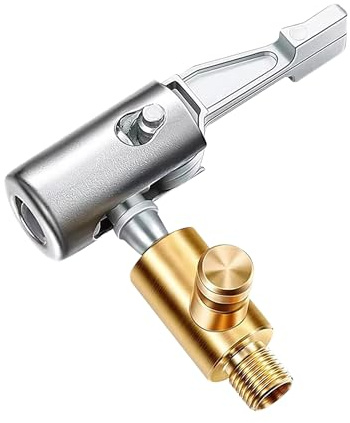 Flaconi Autoreifen Ventil Adapter, Autoventil Adapter, Autoventil Hebelstecker, Adapter Reifenfüller, Reifenfüller Adapter, Ventil Hebelstecker Adapter, Geeignet für Auto,LKW,SUV,Motorrad,Fahrrad