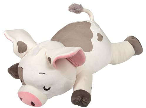 Disney Store Official Peluche Cuddleez Pua, Oceania, 63,5 cm, Tenero Maialino Rosa da Coccolare, 0+