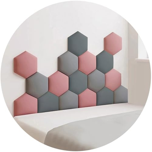 Panneaux muraux rembourrés, Autocollants muraux 3D Anti-Collision pour Enfants, Rembourrage Mural comme tête de lit, Panneau Mural décoratif à décoller et Coller (Gris foncé, 150 x