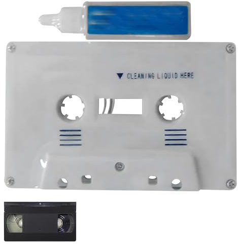 Cassette Head Cleaner, Head Cleaner, Deck Cleaner Disc for CD Player, CD Cleaner for Vintage Audio Equipment, Suitable for CD Cleaning