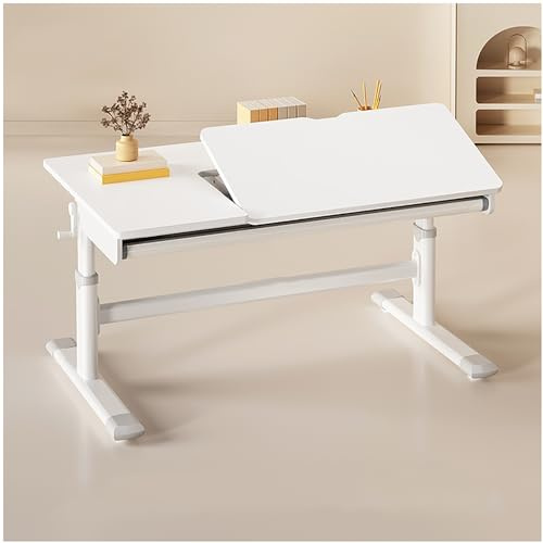 Zeichentisch/Schreibtisch, anhebbarer Schreibtisch, Stehtisch, Bürotische, Gaming-Schreibtisch, neigbare Tischplatte, höhenverstellbar for Arbeitszimmer, Büro, Studio(Large)