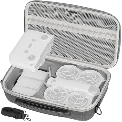 Honbobo Custodia Custodia da trasporto Case per DJI NEO 2, Drone RC-N3 Telecomando Combo Case Borsa Protettiva Droni Accessori per DJI NEO 2 Fly More Combo