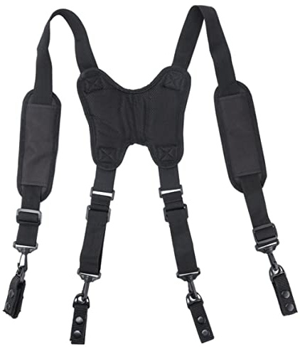 Werkzeuggürtel-Hosenträger, robuste Arbeits-Hosenträger mit Clips, bequem gepolsterte, verstellbare Träger in H-Form für Tischler, Elektriker..