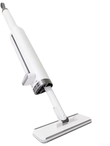 Mini balai mains libres portable avec tête rotative pour cuisine, salle de bain, verre, sol et chambre d'enfant avec tampons en microfibre réutilisables