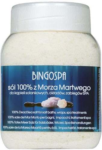 100% Totes Meer Badesalz für Bad und Spa Behandlungen 1250 g BINGOSPA dead sea