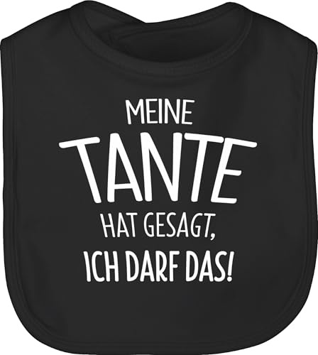 Shirtracer - Baby Lätzchen - Meine Tante hat gesagt ich darf das