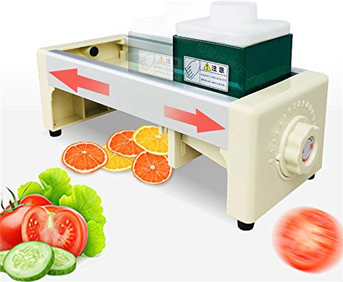 NEWTRY 1-10mm Quadrante Regolabile Commerciale Frutta e Verdura Affettatrice Manuale Limone Taglio Macchina Super Sottile per Zenzero Patata