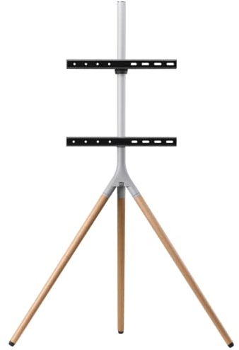 Soporte de televisor universal tipo trípode One For All – Pantallas de tamaño 32-65”- LCD/LED/Plasma/OLED/QLED TVs – 360° de giro y altura ajustable – VESA 400x400 – Diseño elegante - WM7472