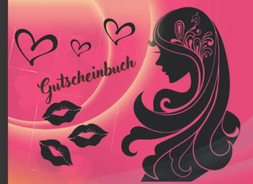 Gutscheinbuch: 24 farbige Super Sexy Romantisches Blanko Gutscheinheft,Geschenk für den Partner/die Partnerin zum Geburtstag, Weihnachten oder Valentinstag (Rosa,Schöne Frau )