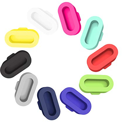 Spina antipolvere in silicone compatibile con Garmin Vivoactive3/Instinct 2 solar/EPIX 2/D2 AIR X10/Fenix 7 7S 7X/Fenix 6 6S 6X/Forerunner 55 935 945 Accessori Antipolvere Caricatore Porta Polvere