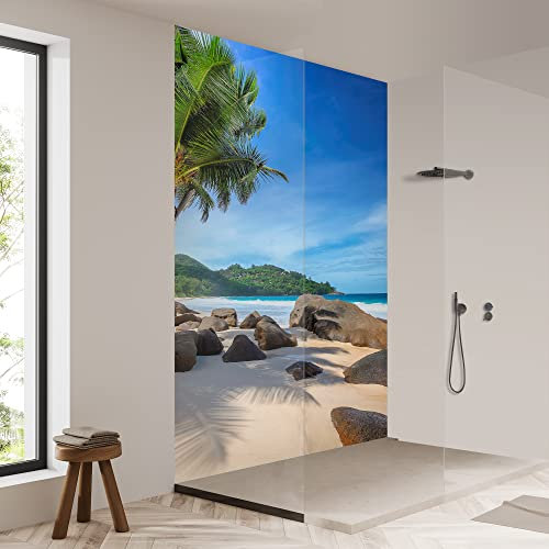 yourplate Duschrückwände mit individueller Größe (1 Rückwand – Premium Matt – so101) – Duschrückwand Alu mit Feuchtigkeitsschutz – Rückwand Dusche zur einfachen Montage