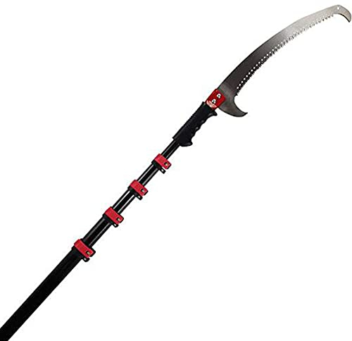 18/24-Fuß-Teleskop-Hochentaster, Teleskop-Baumschere zur Verwendung an der Stange oder von Hand, Lange Verlängerungs-Hochentaster zum Beschneiden und Beschneiden von Ästen und Blättern, 7,2 m