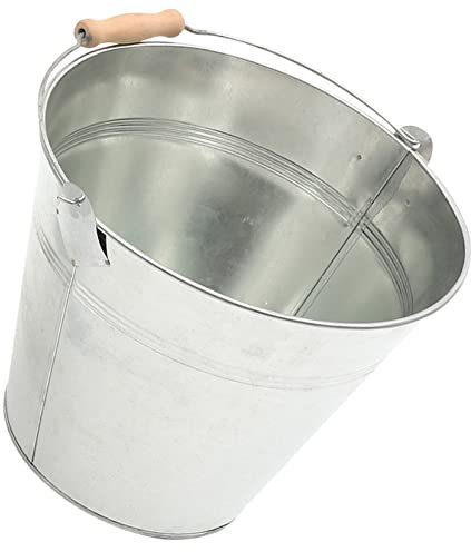 Yardwe Cubo Metálico Resistente para Incinerador Doméstico Quemador Multifunción para Cenizas De Chimenea y Jardín Recipiente para Ramas