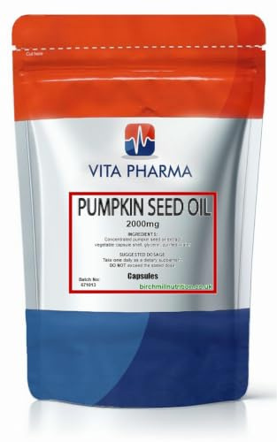 VITA PHARMA Pumpkin Seed Oil 2000mg 365 Capsules
