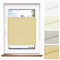 Jalousiescout Plissee Klemmfix ohne Bohren—Jalousie 140x120cm beige Sichtschutz Fenster Sonnenschutz, Lichtdurchlässig Rollo für Fenster & Tür, Hochwertiges Polyester Pure Plissee
