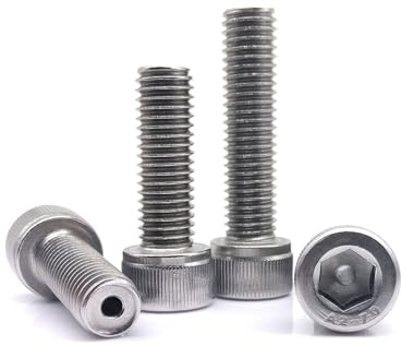 5pcs M3 M4 M5 M6 M8 M10 M12 304 Stainless Steel Hollow Hole Through Air-out Pass Hexagon Hex Socket Cap Head Screw Bolt(60mm,M6)