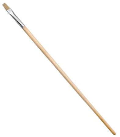 Pennello a setole piatte, perfetto per dipingere e dipingere con precisione (6 pezzi | 8 mm)