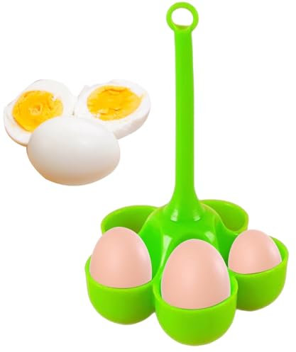 Cuociuova in silicone – Egg Steamer Rack con manici in silicone resistente al calore, struttura durevole per cuoci a vapore, utensili da cucina
