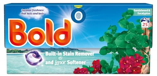 Bold All-in-One Liquid Pods Eucalyptus & Sandalwood 25 Washes