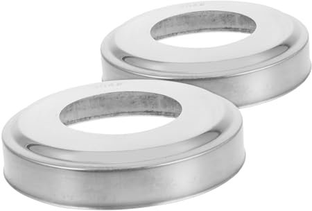 Happyyami 2pcs Stainless Steel Armrest Covers for Pool Ladder Non-slip Decorative Covers for above Ground Pool Ladder Inground Accessory