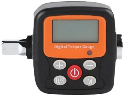 Junterone Digitales Drehmomentmessgerät Drehmomentschlüssel-Tester mit LED-Anzeige Digitale Drehmomentschlüssel-Adapter für Auto- und Fahrradreparatur A