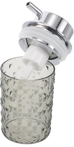 LALADEFIEE Foaming Soap Dispenser for Bathroom and Kitchen Clear Pump Bottle for Hand Soap Wash Controlled Dispensing for Efficient Use and Quick Creation Versatile Design for Multiple