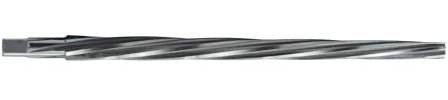 HCPHCVEVVK Taper Pin Hand Reamer 1:50 Conical Degree Sharp Manual Pin HSS M2 Blade Taper Shank Helix Hand Reamer CNC Tools(8mm M2 HSS)