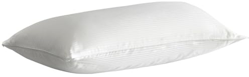 Velfont Almohada de Fibra Teide, Doble Funda de Algodón 200 Hilos, Varias Medidas, Firmeza Media-Alta, Blanco (70 cm)
