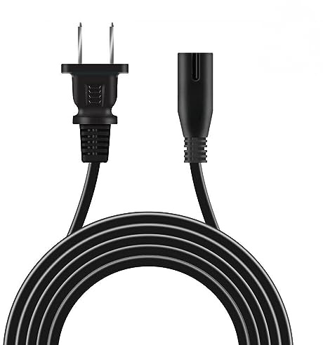 Musstad AC Power Cord Plug Lead Charger for visiClean CDS-300 CDS300 Jewelry Cleaning Machine Charging Cable Power Supply 110V-240V