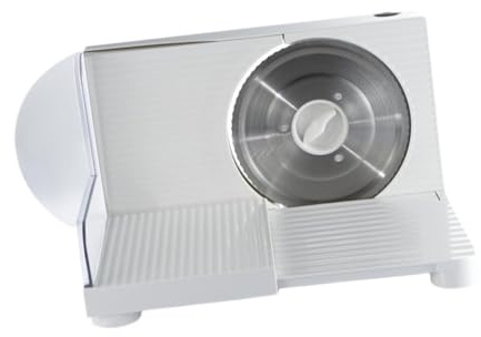 predolo Trancheuse Électrique Appareil à Trancher Viande Coupe Fruits Fromage Structure Solide en Acier Inoxydable et Réglage d'Épaisseur Adaptée à