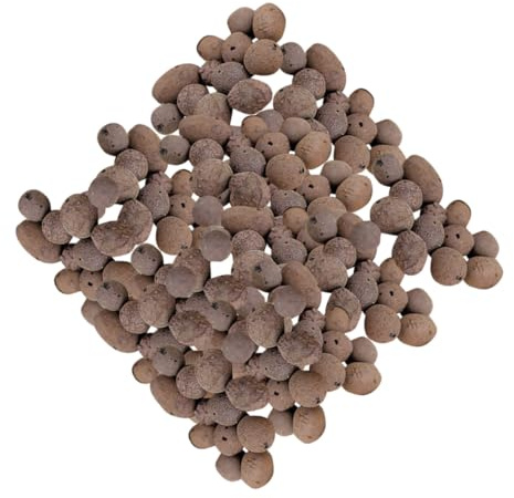 DOITOOL Ceramsite per Piante 1 kg, Ciottoli di Argilla Traspiranti per Giardinaggio e Coltivazione Fuori Suolo, Substrato Drenante per Vasi e Acquari Emissione di Ioni Negativi