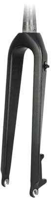 Compatibile con forcella MTB in fibra rigida for bicicletta da montagna anteriore 26er 27.5er 29er QR 9 100mm tubo sterzo dritto conico(Matt Tapered 29)
