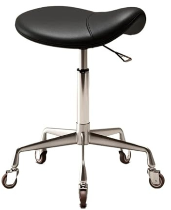 L6NqIAG Rollhocker Rollhocker Pferdesattel Dressing Hocker Drehbarer Kosmetikstuhl Verstellbarer Schönheitssalon Tabouret Gartenmöbel(Color 4)