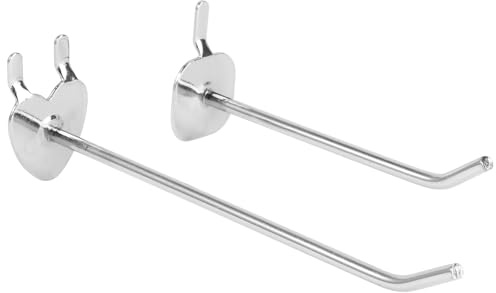PRETYZOOM 20pcs Perforated Wall Hooks Pegboard Hangers Heart and Fruit Shape 4mm Thick Iron Hooks for Kitchen Bedroom Supermarket Shelf Display Organizing