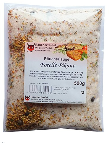 Räucherteufel Räucherlauge Forelle Pikant 500g