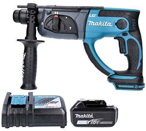 Makita DHR202 18V SDS Plus Rotary Hammer with 1 x 6Ah Battery & Charger