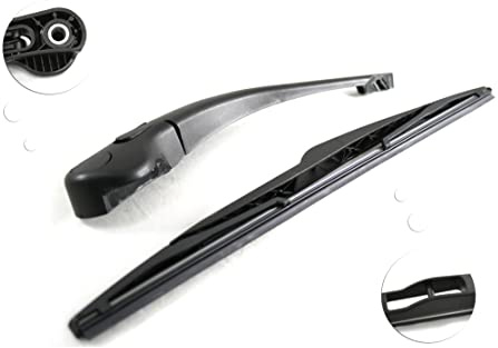 Heckwischerarm Heckscheibenwischer Heckwischer Heck Scheibenwischer Wischer Scheibenwischerarm Wischerblatt Wischerarm Hinten Kompatibel mit Peugeot 206 SW 2EK 2002-2006 Kombi