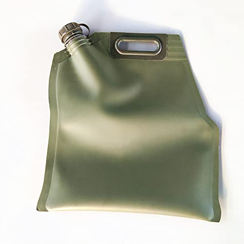 Garrafa gasolina 5L-30L Tanque Plegable Gasolina verde bidón de Gasolina Tambor de Gasolina de Plástico bidon agua la Bolsa de Aceite Suave Portátil (Size:20L)