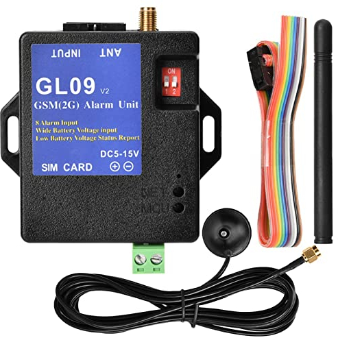 GSM Alarm System GL09 8 Channel Battery Powered Application Control SMS Alarm Security System SMS Alarm System for Home Warehouse Security