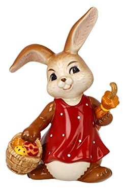 Goebel Hasenmädchen Unterwegs zu Dir - Figur Osterhasen