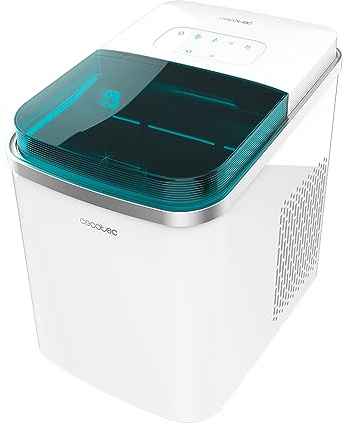Cecotec Eismaschine Chillin' Ice 1200. 105 W, Tägliche Produktionskapazität von 12 kg, Touchscreen-Display, Kontrollfenster, Selbstreinigungsfunktion, Wasserstandswarnung