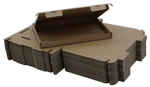 100 Stück Großbriefkartons 230 x 160 x 20 mm (außen) - GB 1 - FEFCO 0427 - braun für Warenpost Warensendung Büchersendung Briefversand - elb-verpackungen