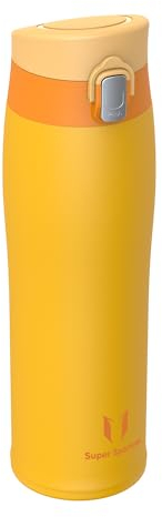 Super Sparrow Water Bottle Stainless Steel 18/8 - Travel Mug - 500ml - Insulated Metal Water Bottle - BPA Free - Leakproof Drinks Bottle