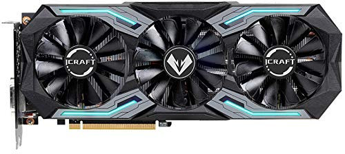Taygate Carte Graphique de Jeu Graphics Card Desktop PC Fit for Maxsun GeForce RTX 2060 ICRAFT ICRAFT 6GB 192-BIT GDDR6 Cartes PCI Express 3.0 x16 Carte vidéo prête