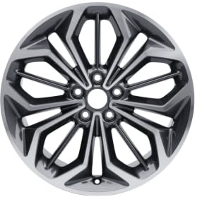 Original Ford Focus 2022-Aktuell Leichtmetallrad 18 5 x 2-Speichen-Design, Pearl Grey, glanzgedreht
