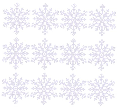 PRETYZOOM 12stücke Weihnachtsbaumschmuck Hängedekoration Weihnachtsanhänger für Zuhause Party und Garten Weihnachtsbaum-hängekunststoffdekoration