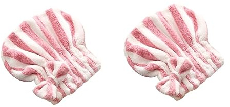 FRCOLOR 2stücke Haartrockner- Mit Wasserabsorption Schnelltrocknender Verstellbarer Bademantel Für Für Gym Und Tägliche Pflege