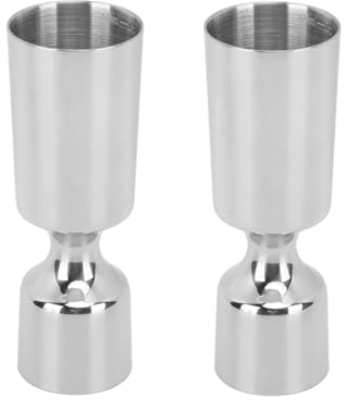 Jigger à Cocktail 2 Pièces Pour Barman, Doseur à Cocktail En Acier Inoxydable, Tasse à Mesurer à Double Tête, Doseur Double Face Avec Mesures, Gabarits De Barman